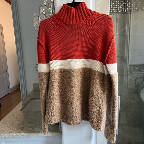 Moncler Colorblock Wool Blend Sweater - Picture 13 of 13